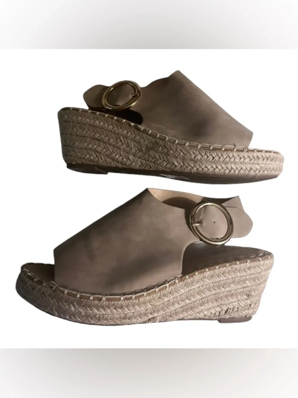 Catherine Malandrino Cirkly Espadrille Wedge Sandals Size 7 VGUC